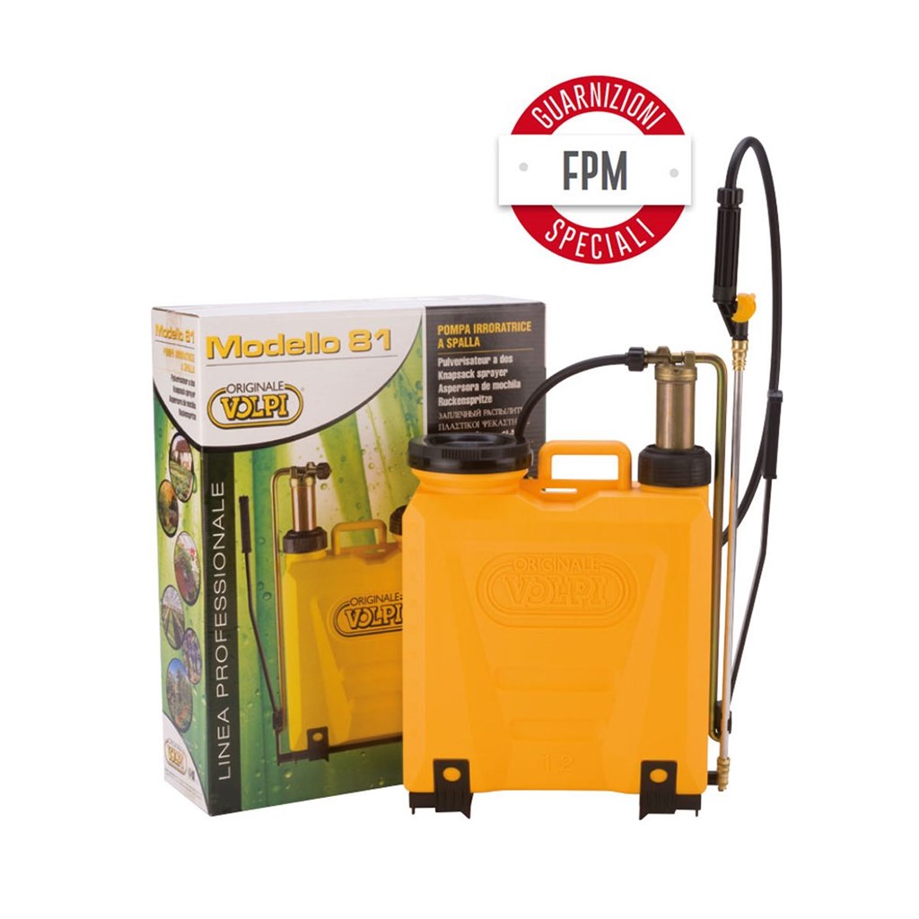 POMPA A ZAINO UNI MODELLO 81 POMPANTE OTTONE LT 12